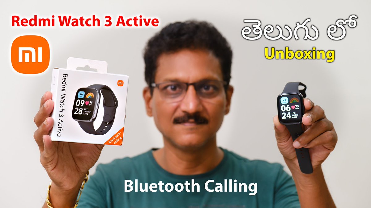 Video Link 👉🏾  youtu.be/D3t5aU6ZNcI

Interesting product from Redmi 🤩
Unboxing is live on my YouTube channel 🔥
.
.
#redmi #xiaomi #RedmiWatch3Active #Smartwatch #Bluetooth #calling