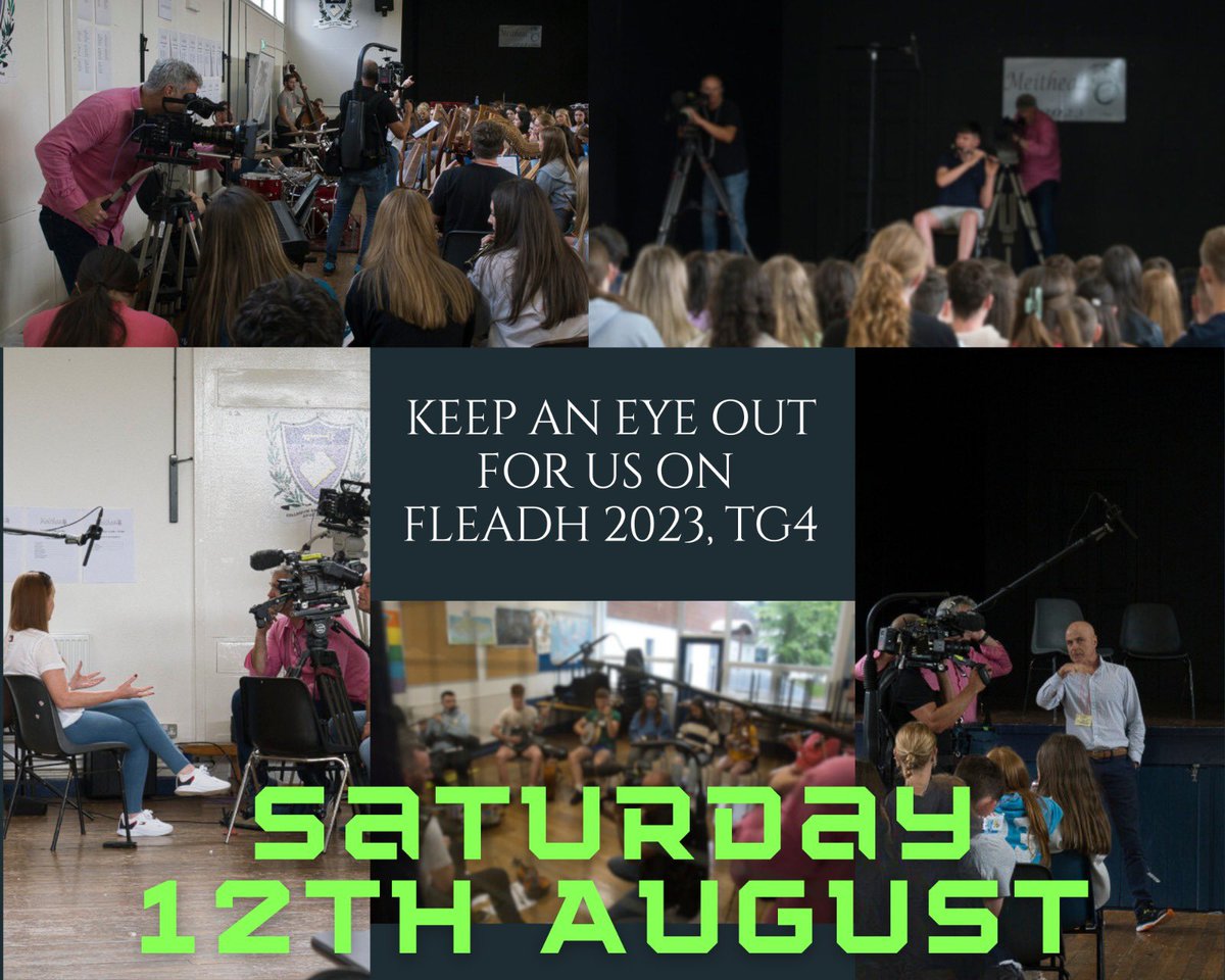 We are delighted and privileged to be part of #fleadh2023 on <a href="/tg4tv/">TG4</a> next Sat night, Aug12th, from <a href="/fleadhcheoil/">Comhaltas Fleadh Cheoil</a>. Huge thanks all in Power Pictures &amp; <a href="/ITeachTrad/">Liz Doherty</a> for featuring us on the programme. We had great fun recording footage - make sure to tune in! 🎶