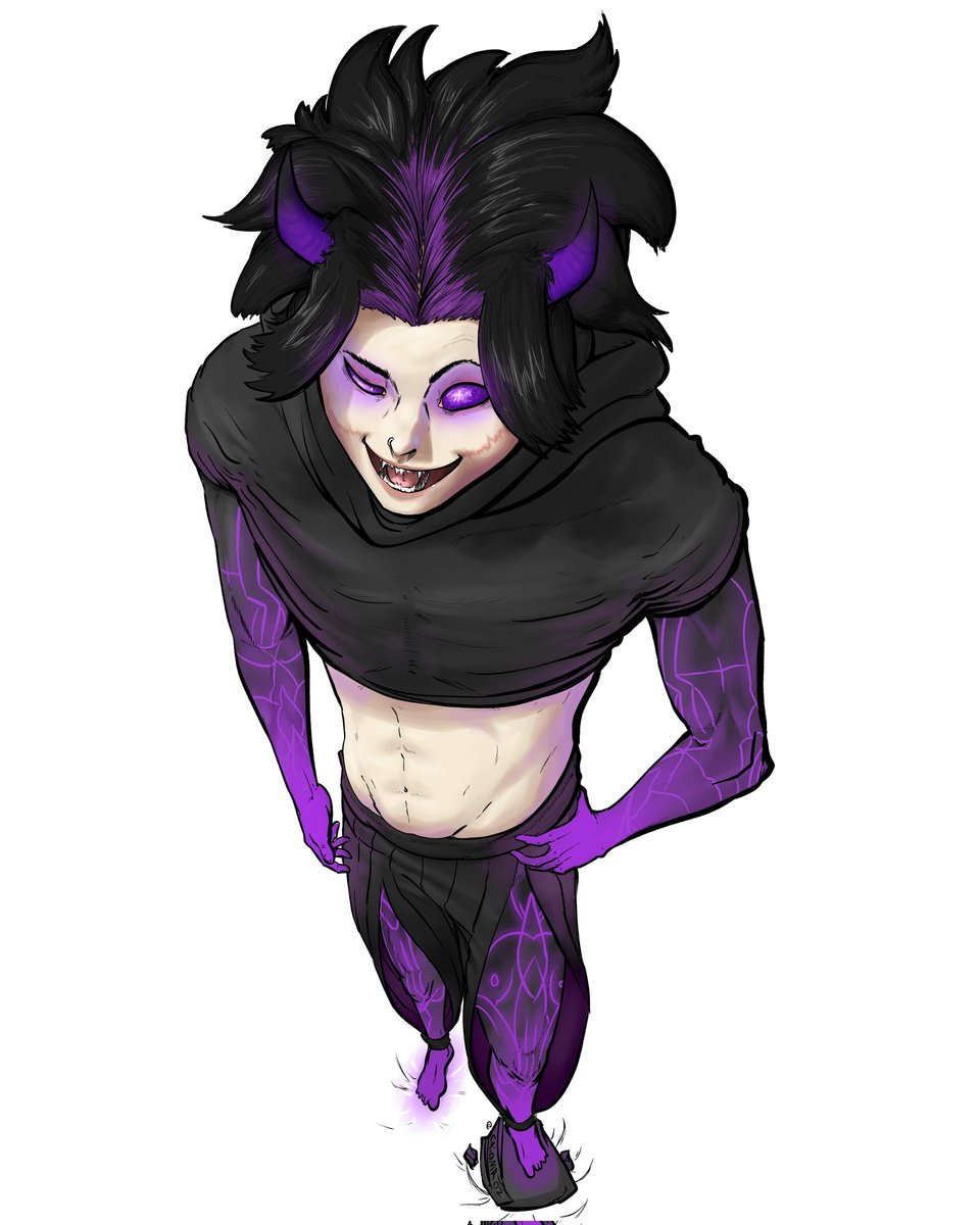 xapiscoart's tweet photo. Commission🎉
show de bola, adorei as cores
#comissionsopen #Commission #ArtistOnTwitter #art #DigitalArtist #desenho #desenhos #artista #chifres #roxo #purple https://t.co/0NYtynGCC4