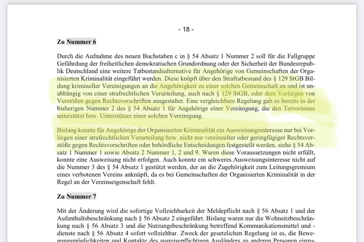 Wenn eine wahlkämpfende Innenministerin eine Abschiebe-„Offensive“ plant, lohnt es sich, alle Details zu lesen. Und siehe da… #clans #unschuldsvermutung