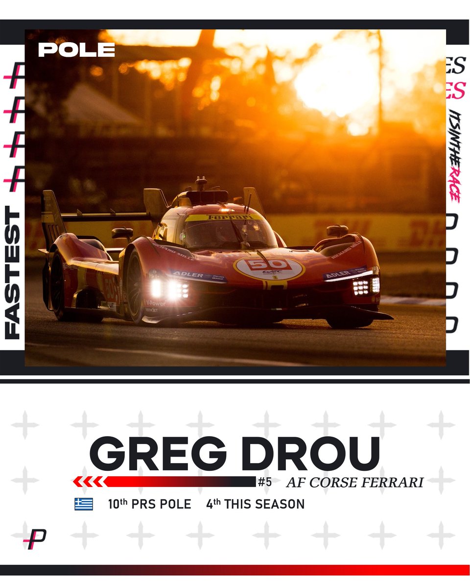 PRSSeries's tweet photo. 🔟career poles for @GregDrouYT!
Huge opportunity for the Ferrari to take the championship lead away from @mercsogyny tomorrow!
#PRSIndia🇮🇳 #BeyondTheRace https://t.co/xQ5SGJBEwK