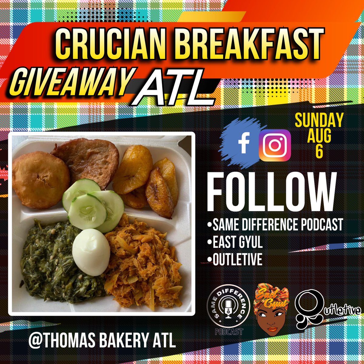 𝐂𝐑𝐔𝐂𝐈𝐀𝐍 𝐁𝐑𝐄𝐀𝐊𝐅𝐀𝐒𝐓 𝐆𝐈𝐕𝐄𝐀𝐖𝐀𝐘 𝐀𝐓𝐋• Join Same Difference at 𝐓𝐡𝐨𝐦𝐚𝐬 𝐁𝐚𝐤𝐞𝐫𝐲 𝐀𝐭𝐥𝐚𝐧𝐭𝐚 today along with ViVid Streaming for the return of the 𝐂𝐫𝐮𝐜𝐢𝐚𝐧 𝐁𝐫𝐞𝐚𝐤𝐟𝐚𝐬𝐭 𝐩𝐥𝐚𝐭𝐞. 🇻🇮