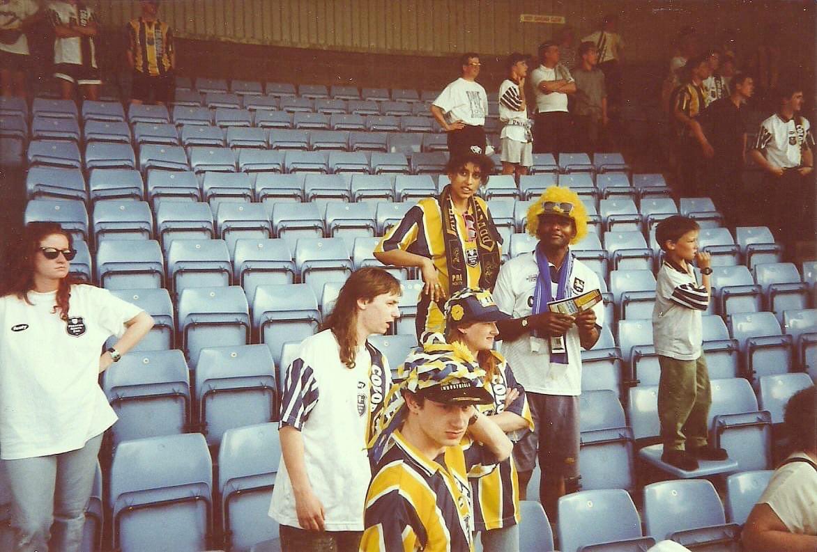 Me and my Dad. Scunthorpe away, May 1995 #pnefc