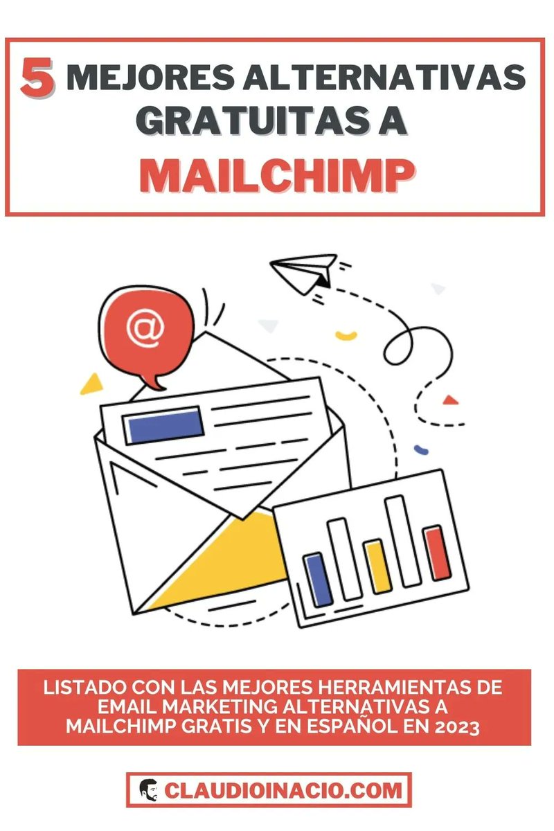 cinacio06's tweet photo. ✅ 5 Mejores herramientas de Email Marketing alternativas a #MailChimp gratis 👉 https://t.co/THre1hM127 

#emailmarketing #marketingdigital https://t.co/yYRX5MJNOV