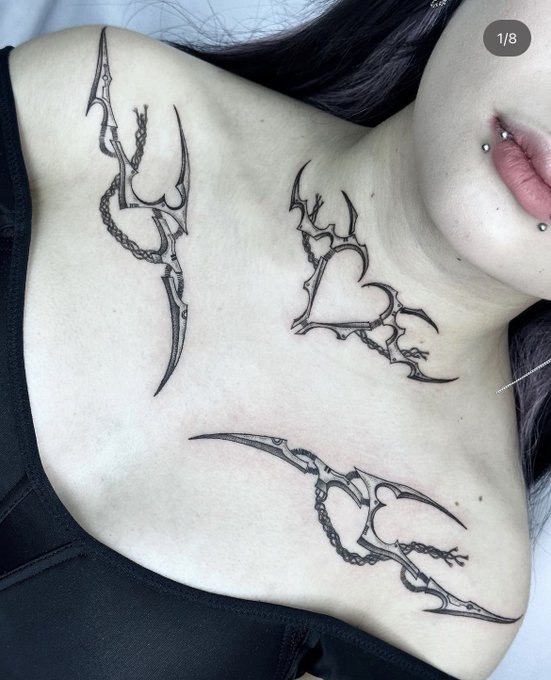 1 pic. My tattoos ✨ saving up for a back piece next! https://t.co/e2048vOADo