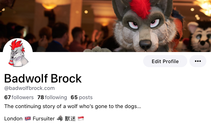 Find me at the other place. I'll be posting more fun fursuit content there. 😉

(Bonus points for any of you who can identify the source of my slightly paraphrased profile quote!)