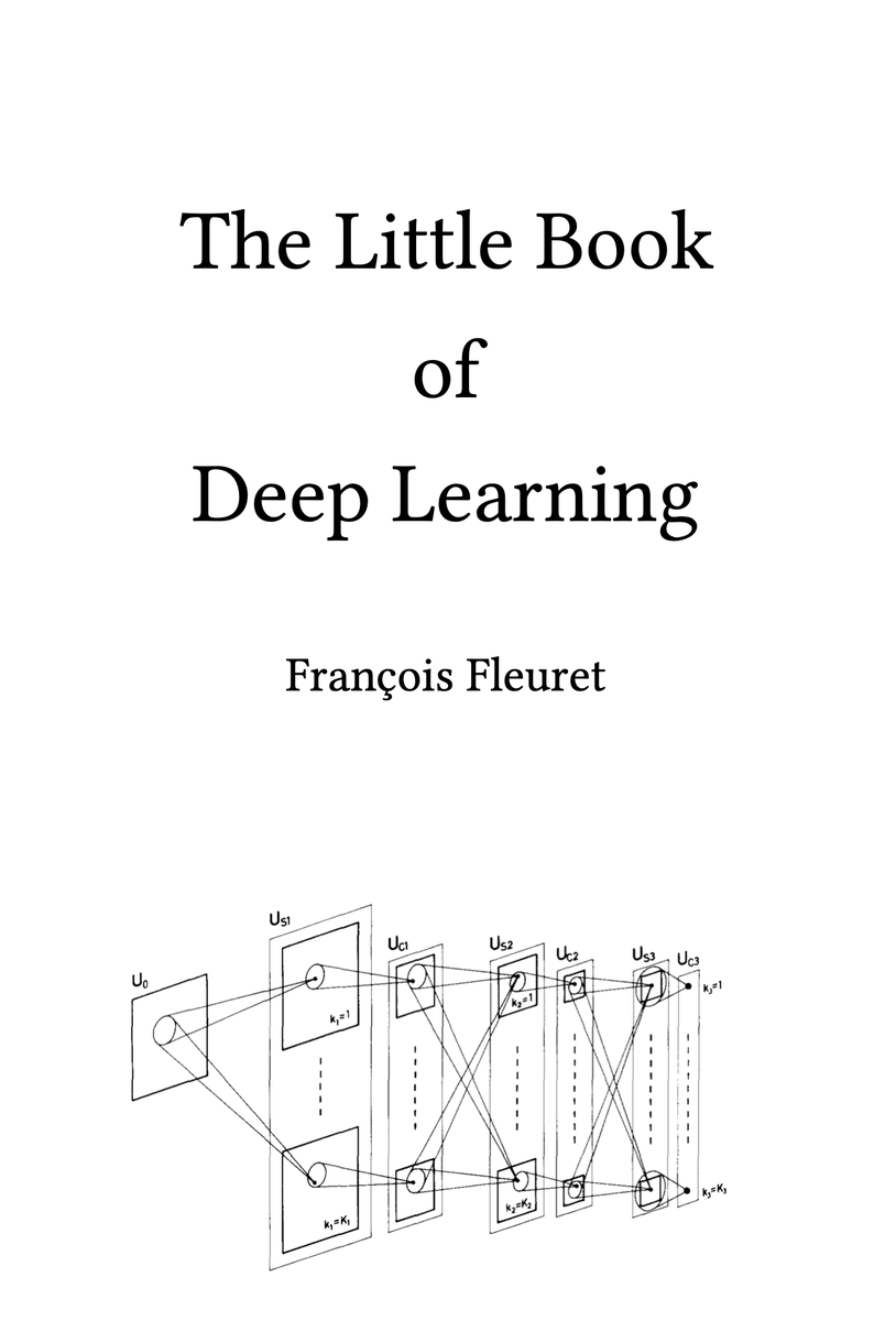 Sumanth_077's tweet photo. The Little Book of Deep Learning.

This is a very concise guide to deep learning.

It covers various topics, which includes:

- Machine Learning Foundations
- Efficient computations with GPUs &amp; TPUs.
- Model Architectures &amp;
- Model Training

And it's free: https://t.co/NirAkvOQi7 https://t.co/4pM6d8pCwi