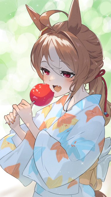 「りんご飴 ポニーテール」のTwitter画像/イラスト(新着)