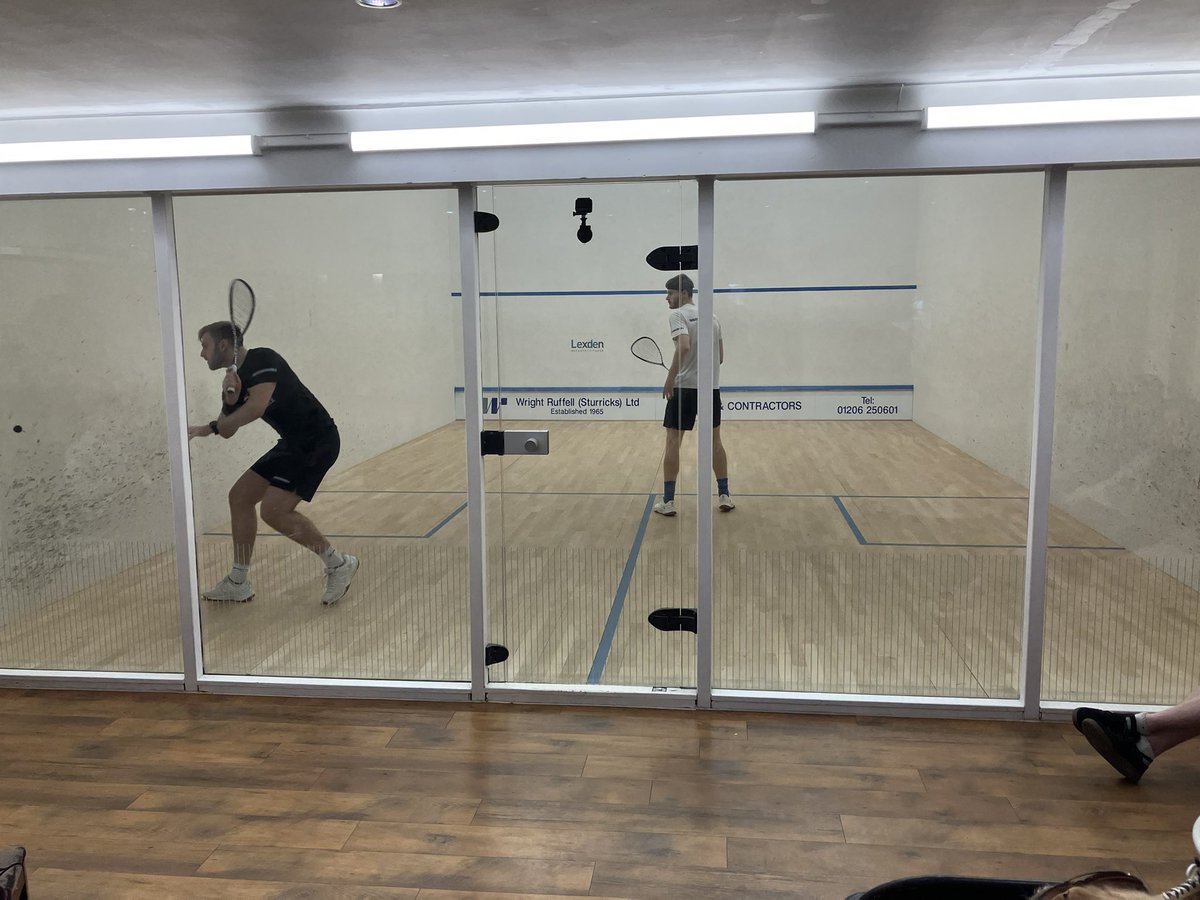 Our Men’s final is warming up!

It’s all <a href="/UnsquashableUK/">Unsquashable</a> as Welshman Owain Taylor takes on Will Salter in what’s sure to be a thriller