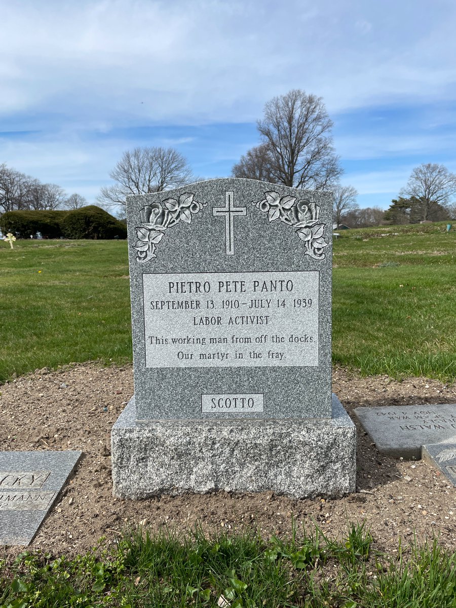 Save the Date: Tuesday, Sept 26, Commemorative ceremony for murdered dock worker and labor activist Pietro 'Pete' Panto @BNWRep @DWstefan @TurnstileTours @MuseumBarge @bklynwaterfront conta.cc/47b5DSX