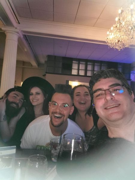 Goth_Graveyard's tweet photo. Another amazing #ghosttour in #Salem! Made a new Leo witchy BFF :) #paranormal #ghosthunting #witchcraft https://t.co/AfyCm7eZSN