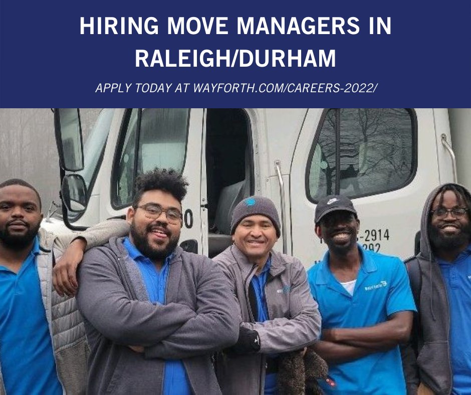 Attention Raleigh/Durham, North Carolina! WayForth is looking for inspired and driven professionals to join our team. If you are ready for an exciting career opportunity, don't wait - apply today at hubs.ly/Q01YQNbG0

#WayForth #NorthCarolina #RaleighDurham #Hiring