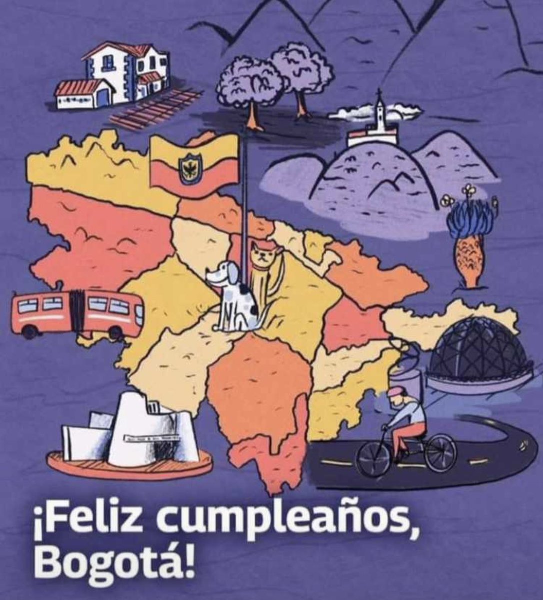 leocaste22's tweet photo. Feliz cumpleaños BOGOTA 😍 https://t.co/QSBcdD6RWS