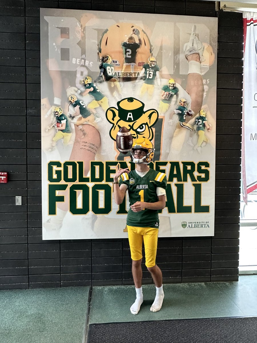 LiamDeibert's tweet image. After many conversations with @UACoachMorris and an amazing Camp I am blessed to say I have received my first Official Offer from the University Of Alberta. @UABearsFootball #GoBears