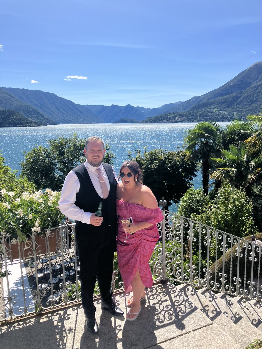 Lake como wedding 🎉