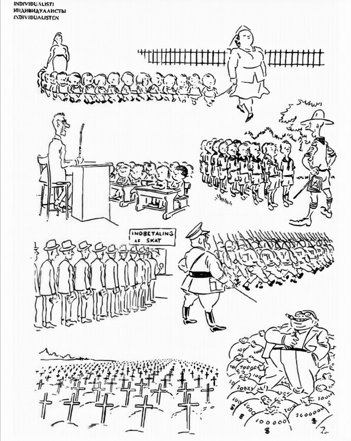 Подборка карикатур от знаменитого датского хуждожника Херлуфа Бидструпа (Herluf Bidstrup), гениального мастера карикатуры и настоящего знатока человеческих душ, который не боялся высказывать свою точку зрения на самые острые темы при помощи рисунков..