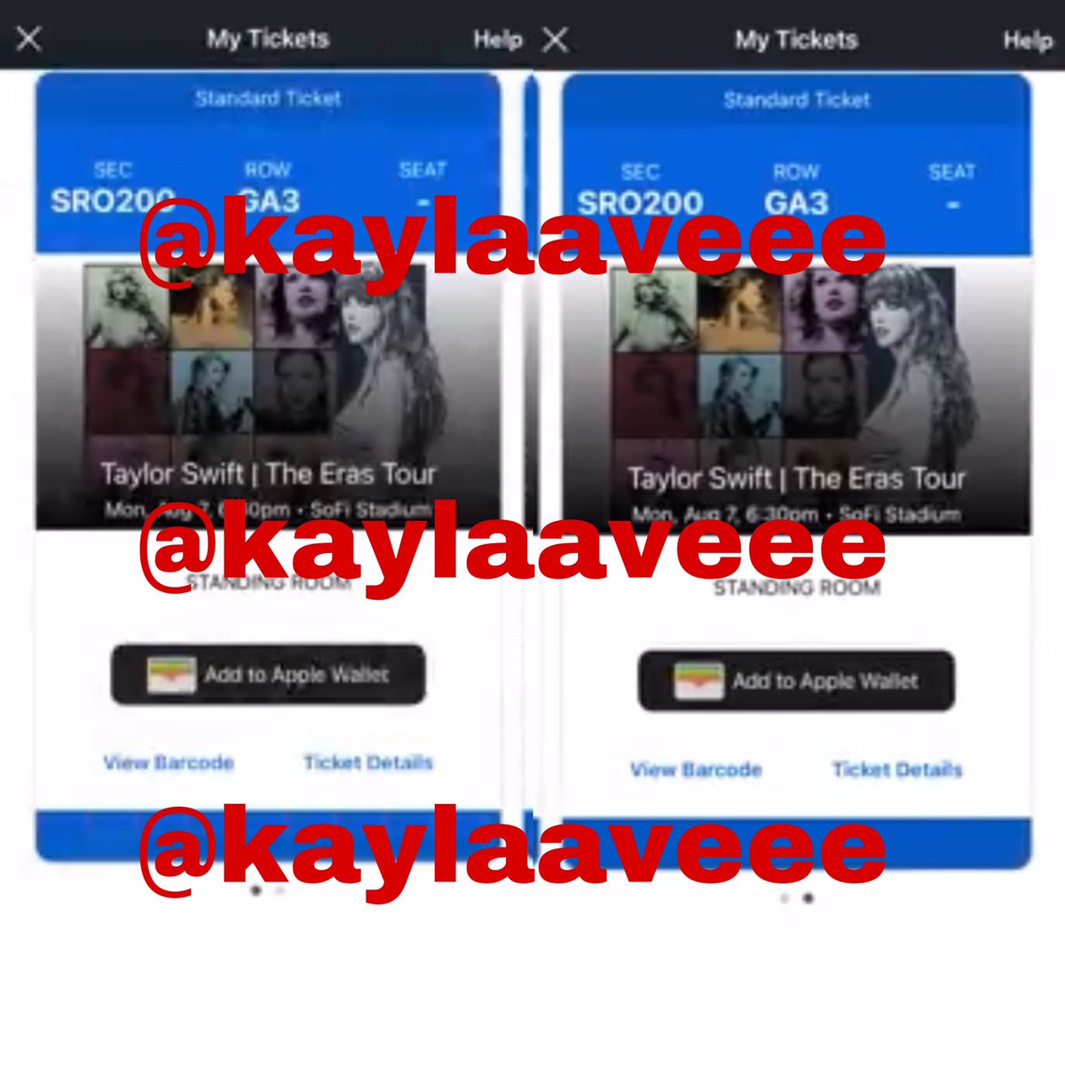 Eras Tour Resell tweet media