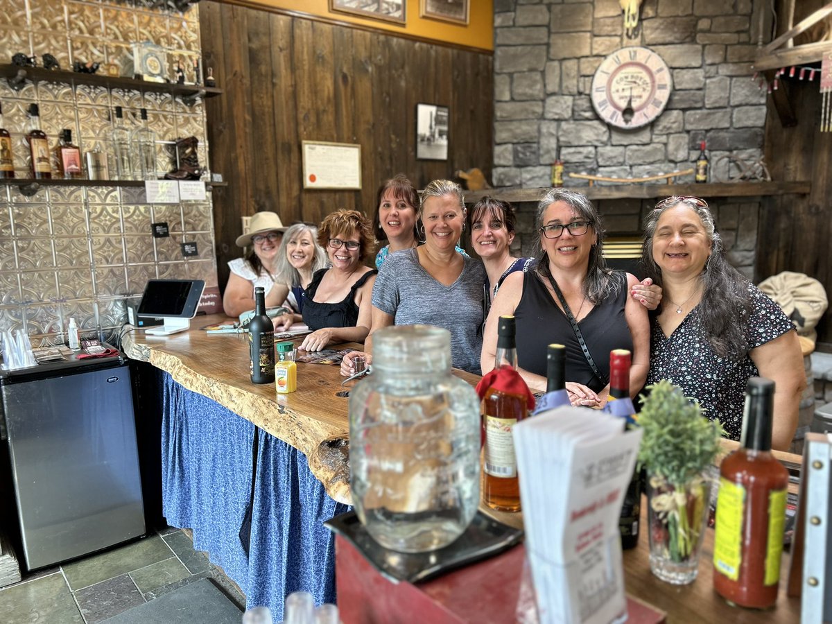 2ndstdistilling's tweet photo. A great and fun group of ladies that stopped by and tried our handcrafted spirits.  They loved our Cucumber Mojito and Bloody Mary’s.  #2ndstreetdistillingco #downtownwallawalla #visitwallawalla https://t.co/PDEWbxS1BC