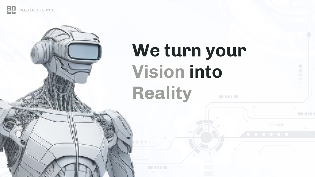 ansglabs's tweet photo. "We Turn Your Vision into Reality."
As your trusted partner in #blockchain technology, we provide tailored consultancy services, creative #strategies, and onboarding solutions to bring your project to life.
Let us turn your ideas into tangible results.🔍💼
Join us at #ANSG today.👉 https://t.co/z9bP8OQop3
#Web3MarketingAgency