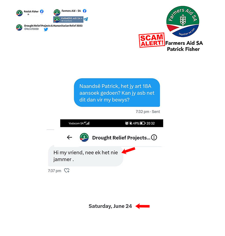 WebOfDeceit's tweet photo. The full line of lies from #1 to #5

The final nail in the coffin before 𝐏𝐚𝐭𝐫𝐢𝐜𝐤 𝐅𝐢𝐬𝐡𝐞𝐫 𝐂𝐄𝐎 | 𝐅𝐚𝐫𝐦𝐞𝐫𝐬 𝐀𝐢𝐝 𝐒𝐀 relinquished all ties in answering direct questions put to him via DM.

Your lies caught up with you #𝐏𝐚𝐭𝐫𝐢𝐜𝐤𝐅𝐢𝐬𝐡𝐞𝐫! https://t.co/o3XOFqqMg1