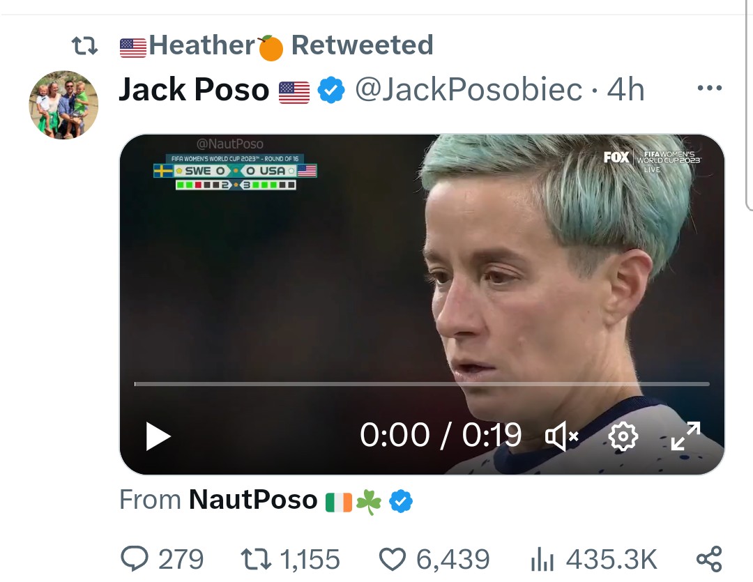GlennPearson373's tweet photo. "Heather" @Pilotwife0360
 always says if you retweet someone she calls a groomer then you're one. She retweets/supports 
@JackPosobiec a rabid white supremacist. So from her reasoning @Pilotwife0360
 is a rabid RACIST WHITE SUPREMACIST  https://t.co/4Ue5LZbeyZ #racism #USWNT https://t.co/rzZELgMXgj