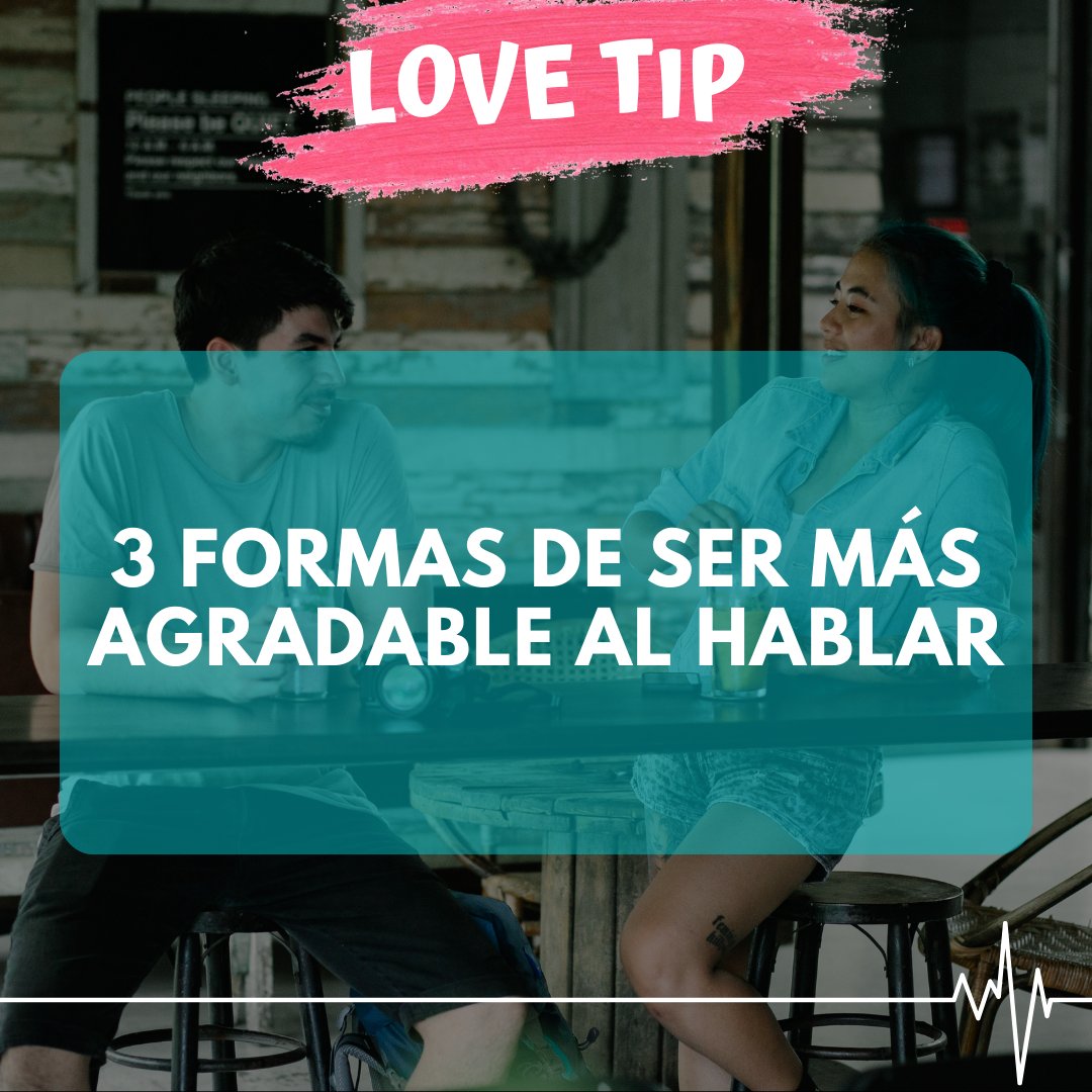 AdryCoach's tweet photo. 3 FORMAS DE SER MÁS AGRADABLE AL HABLAR
✨HAZL@ SENTIR BIEN. Interésate por la persona y escúchal@ cuando hable.
✨PON ATENCIÓN A SUS PALABRAS. Si ves que se emociona hablando, lleva la conversación por ese lado.
✨IGNORA SUS ERRORES. Si se tropieza, no te rías y ayúdal@. https://t.co/7fG7w0HmQN