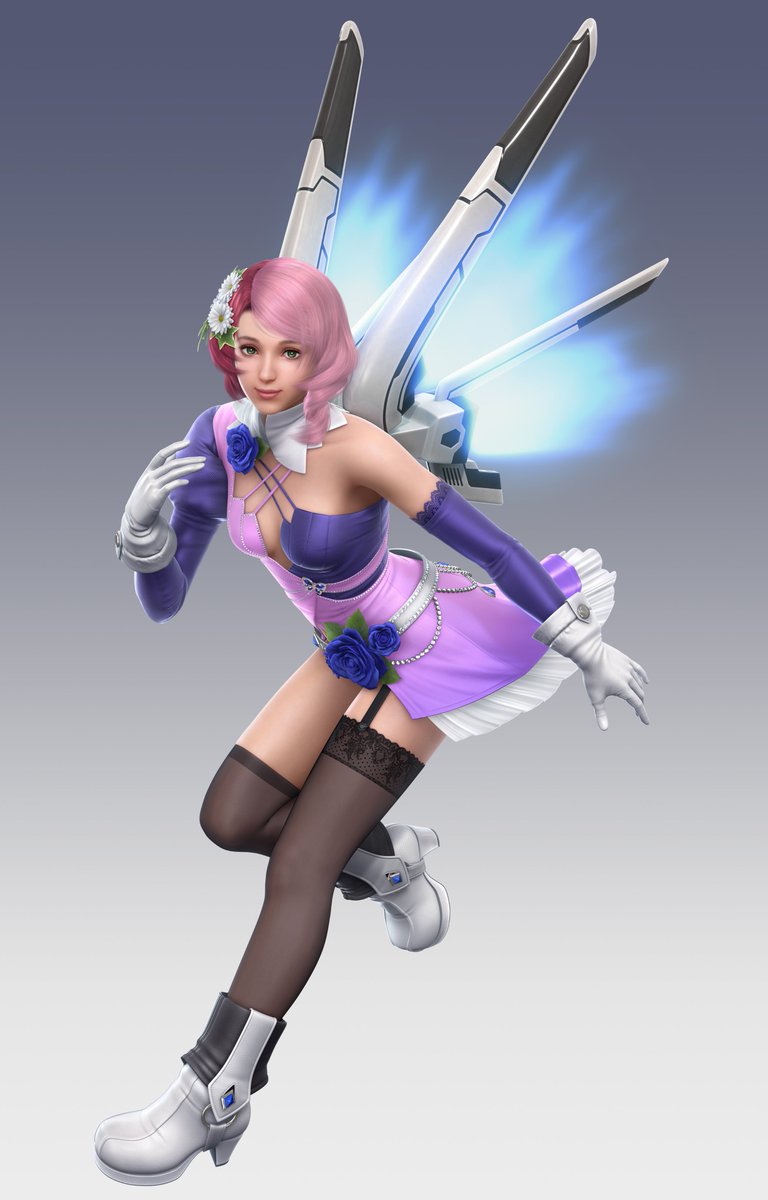 the fighting game girl of the day is alisa bosconovitch ♡ tekken, image size:768x1200