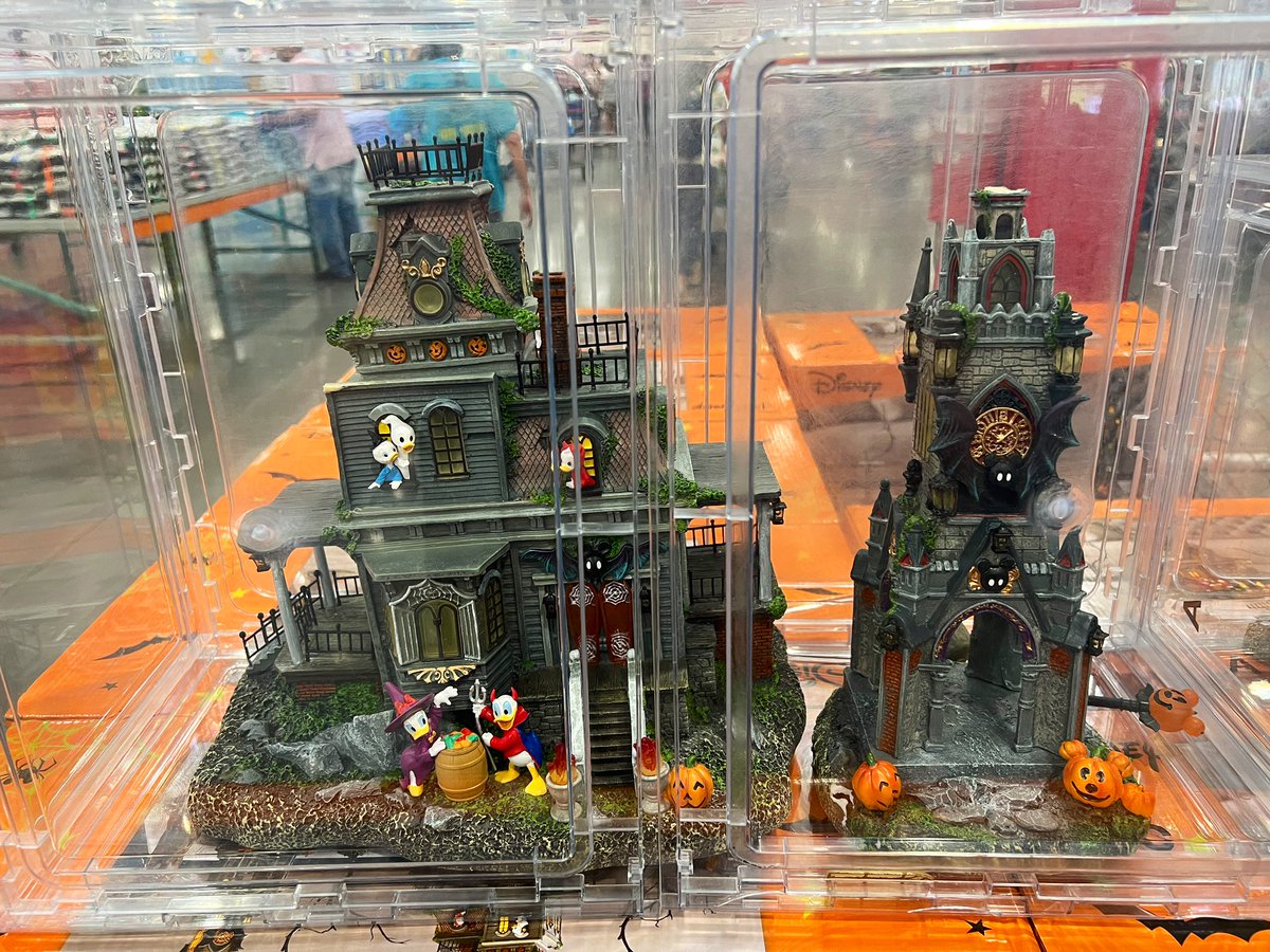 Disney Halloween Village 12 piece set for $100 at Costco.