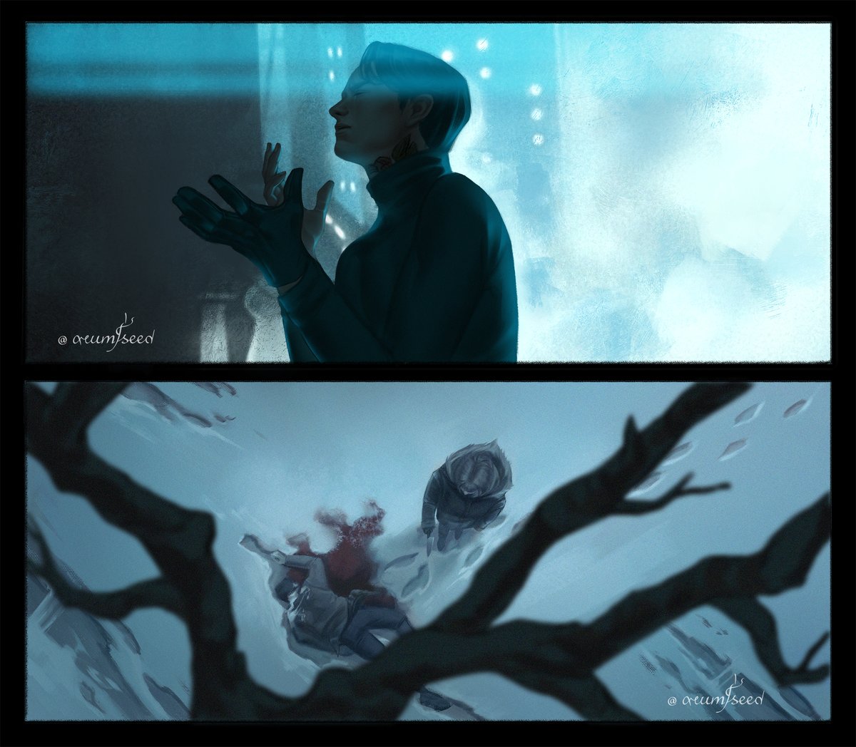 I forgot that I did those screenshot studies ages ago...
#badomens #noahsebastian