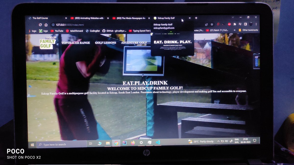 theunbeatable05's tweet photo. #100DaysOfCode 
#Day2  Start making a Javascript project , cloning a Golf website ..
Make a Javascript question and learnt about delete function, one question though..

Why we use delete.[] not this (). https://t.co/PosJO85q9C