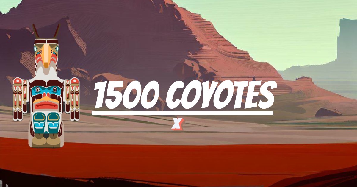 CoyoteTownNFT's tweet photo. 1500 strong on X!

To celebrate, let's #giveaway 10x OG Totems! 🎉

To participate:
 
1⃣ Follow @CoyoteTownNFT 
2⃣ ❤️ + RT 
3⃣ Tag some #NFT friends

⏰Winners in 24 Hrs!

Totems will be the center piece of Coyote Town adventure ecosystem!

#CNFTGiveaway #NFTGiveaway #CardanoADA #CardanoCommunity #CNFTCommunity