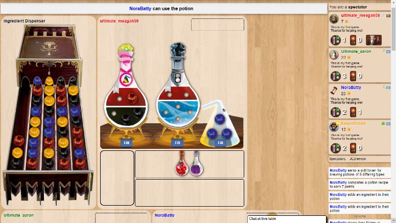 charliemartell's tweet photo. Jugué a #PotionExplosion de @EdgeStudioEs el 3 de Agosto con @stopthewizzy en nuestro #RetodelosJuegos en @BoardGameArena
#bggcatalog https://t.co/SnZa54OA6j https://t.co/5vLROYdTkT