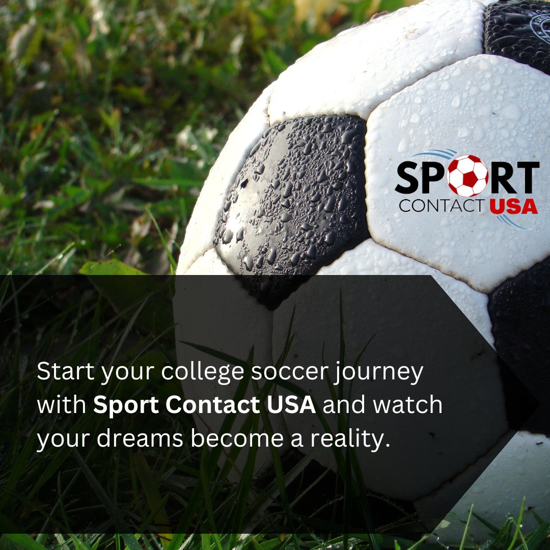 Dreaming of playing college soccer? Let Sport Contact USA help you make it a reality! 
#CollegeSoccerRecruiting #SoccerDreams #SportContactUSA