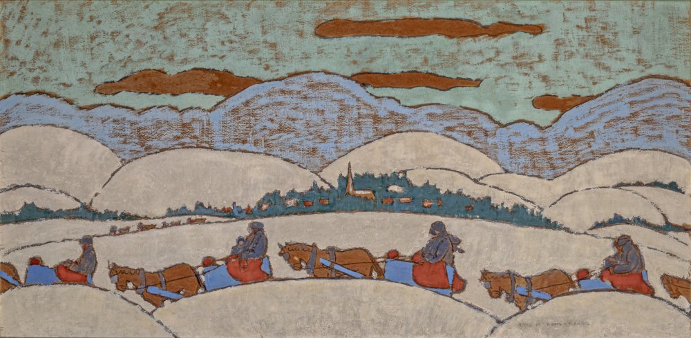 AlanKlinkhoff's tweet photo. 🔴 Notable Sale | Vente notoire
🖼️ Sarah Robertson 1891-1948, Sleighs in Winter, Quebec , 1925 (circa)
➡️ https://t.co/J8FYkuYVR3
📸 Alan Klinkhoff Gallery https://t.co/xqORXoQRmR