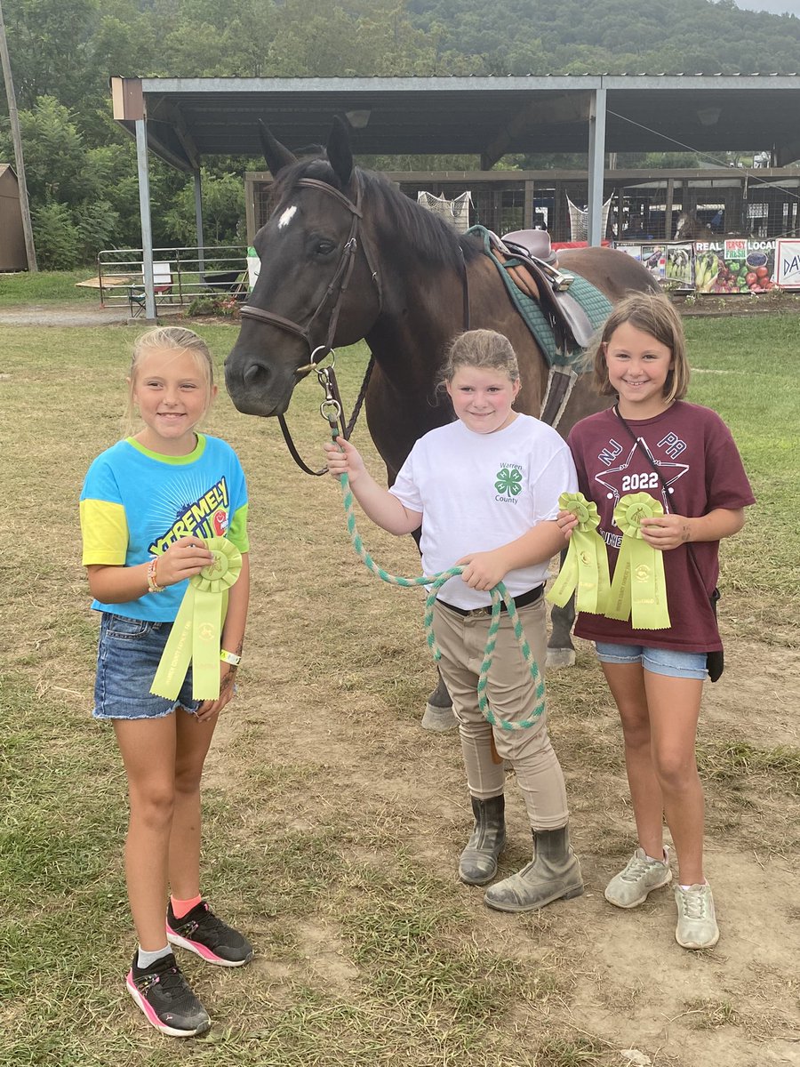 I was so happy to be able to watch Claire compete in her first horse show at the Warren County Farmer’s Fair last week!  She had a whole cheering section and did an amazing job! <a href="/HTShuskies/">Harmony Township School</a>