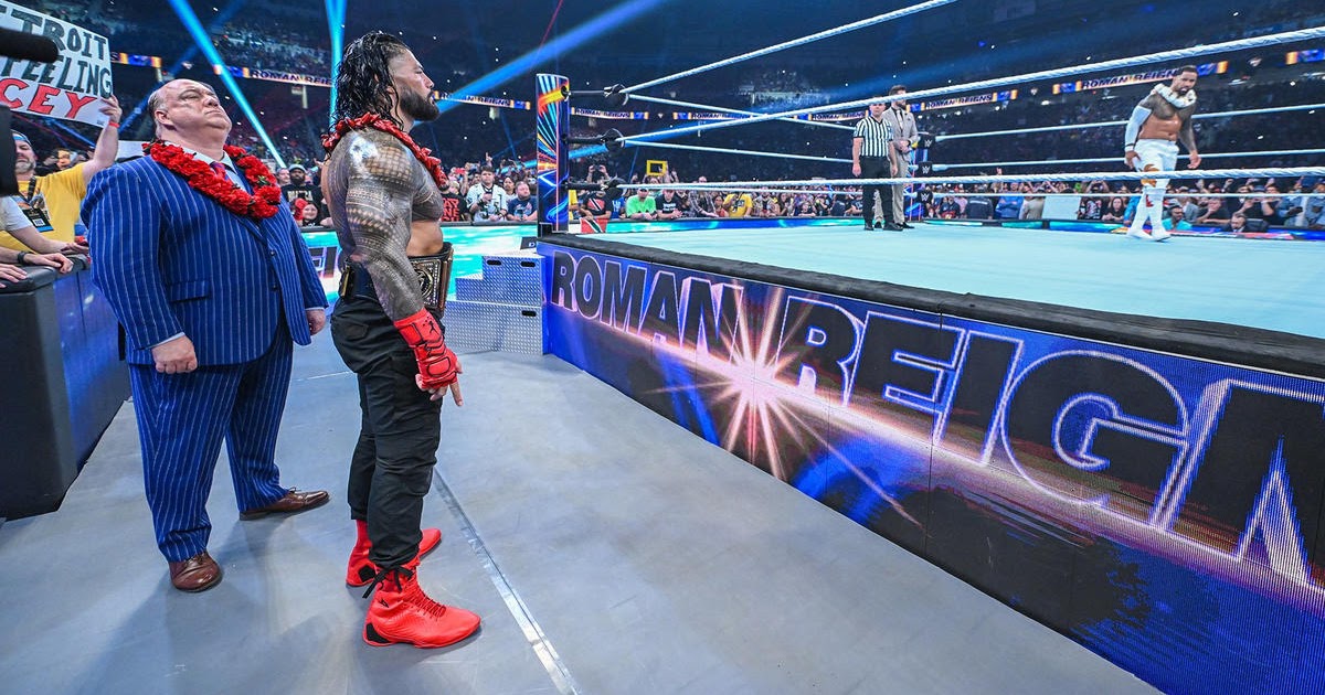 DomePondering's tweet photo. Besides my "old man" complaint of #SummerSlam being too long (it was), I really enjoyed the event. 

And yes, I'm still feeling my way through Jimmy Uso's turn. 

Here are some quick thoughts on WWE SummerSlam 2023:
https://t.co/gi1Bd772lp https://t.co/x7r1sToCWS
