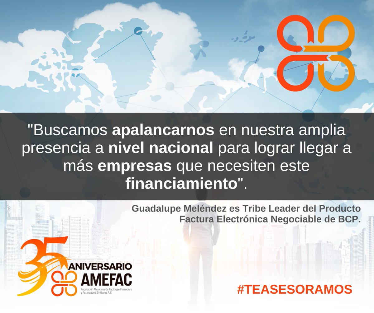 AmefacF's tweet photo. La ejecutiva sostiene que el producto Factoring tiene una presencia importante en todos los sectores económicos. 

Guadalupe Meléndez es Tribe Leader del Producto Factura Electrónica Negociable de BCP. 

Conoce más en: https://t.co/0bkmS0VNVs

#sectorfinanciero #bancos #sofoms https://t.co/11QDWeaZMS