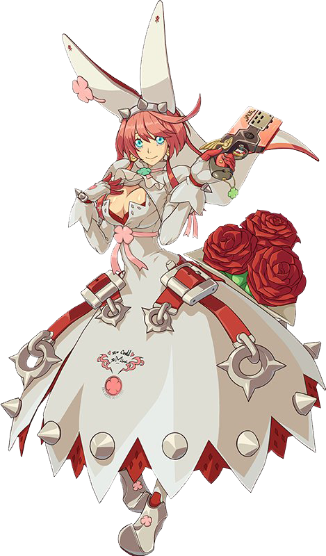 dailyfggirls's tweet photo. the fighting game girl of the day is           
  elphelt valentine ♡ guilty gear xrd https://t.co/U33y3NzA5z