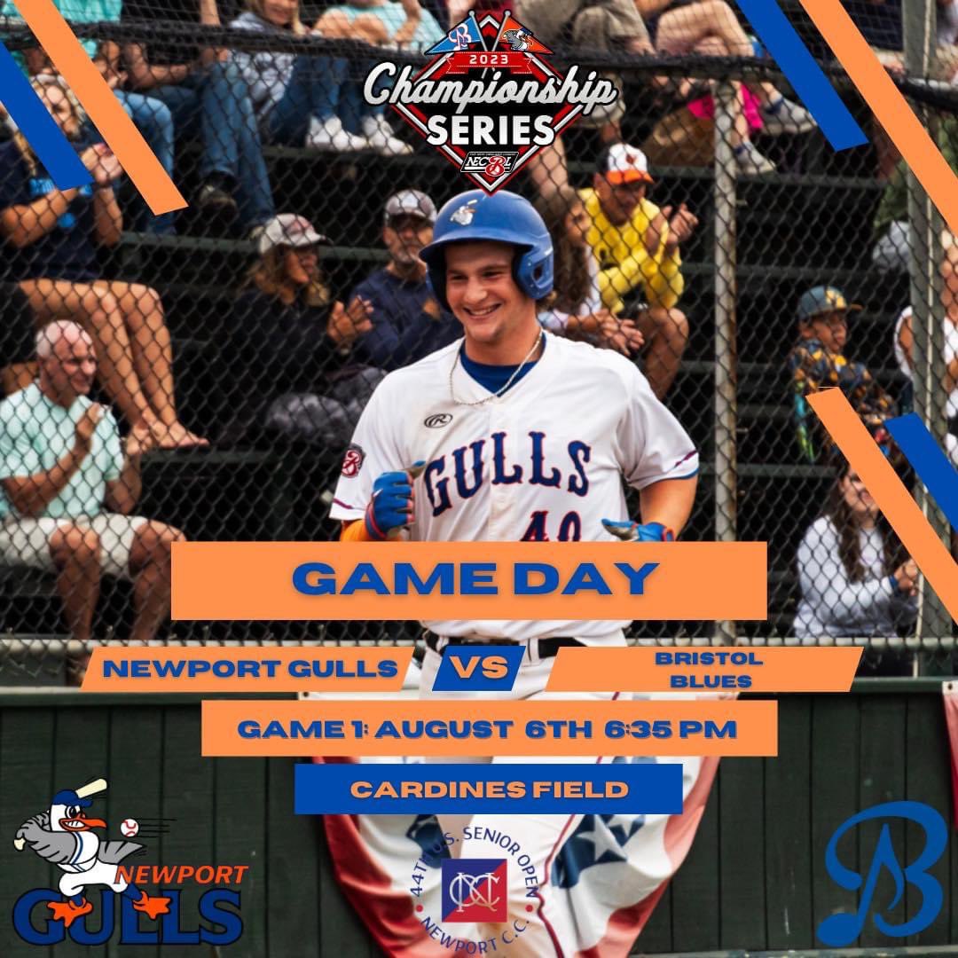 NewportThisWeek's tweet image. Our very own @NewportGulls will begin the #NECBL championship series right here at Cardines Field! 

The Gulls face off against the Bristol Blues in Game 1 today as they battle for the coveted Fay Vincent Cup.

Gates open 5:00pm
First Pitch: 6:35pm

#GullsFlyTogether
#NewportRI