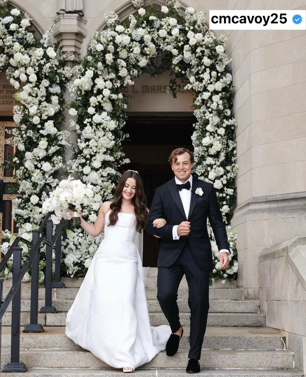 Congratulations to the McAvoys! 👏