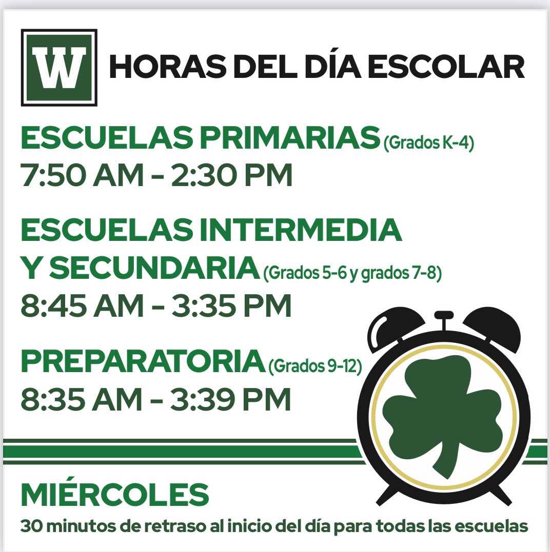 ⏰ Westfield Washington Schools’ School Starts Thursday, Aug 10. 

🚌 Click the link below to learn more about WWS Transportation. 

✏️ wws.k12.in.us/departments/tr…