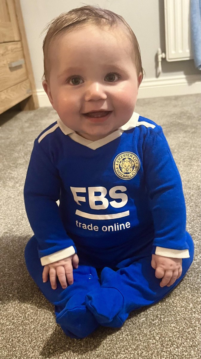 kerrey31's tweet photo. @lcfc @Larleelou @vardy7 @kschmeichel1  my grandson Kasper ready for today's game 🦊 https://t.co/EPzFslOETi