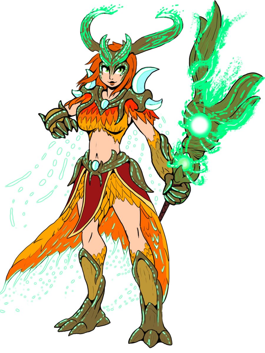Inudono19's tweet photo. Josianna, Autumn Blaze Archdruid https://t.co/awt1IaD3H0