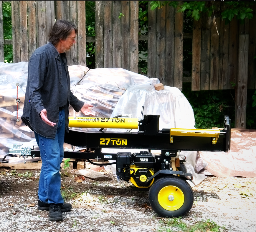 RichardTaylorTV's tweet photo. A new M3 MacBook Pro?
A MacMini? A new iPad?
Not for me! This is my latest acquisition.
27 Ton Champion Wood Splitter on sale at @HomeDepot for $200 off.
#Firewood
#logsplitter
#GettingReadyForWinter https://t.co/76shQTAKrQ