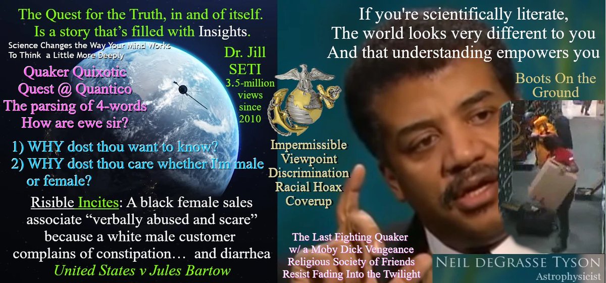 bartow_jules's tweet image. Bad Hombres #SparkOfInsanity… something bigger. 
The gendered Sir &amp;amp; Ma&apos;am for military officers 🔜 subsumed by Halls of Montezuma 🌶Jalapeño Jefé, Spanish for boss per #FMJ Allegory of Jelly Donut.  
Quixotic Quaker Quest @MCB_Quantico #Pronouns
How art #thou #Friend Amigo Друг?