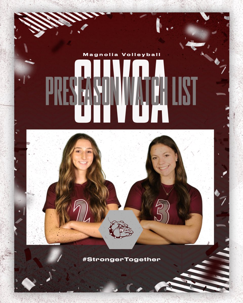 Magnolia Volleyball (@magnoliavball) on Twitter photo Congratulations to <a href="/KiraBraun0/">Kira Braun</a> and <a href="/chloe2richards/">Chloe Richards</a> on making the 2023-2024 <a href="/GHVCA_official/">GHVCA - AVCA Signature Affiliate</a> Preseason Watch List!!
#StrongerTogether
#BAB
E+R=O Congratulations to <a href="/KiraBraun0/">Kira Braun</a> and <a href="/chloe2richards/">Chloe Richards</a> on making the 2023-2024 <a href="/GHVCA_official/">GHVCA - AVCA Signature Affiliate</a> Preseason Watch List!!
#StrongerTogether
#BAB
E+R=O