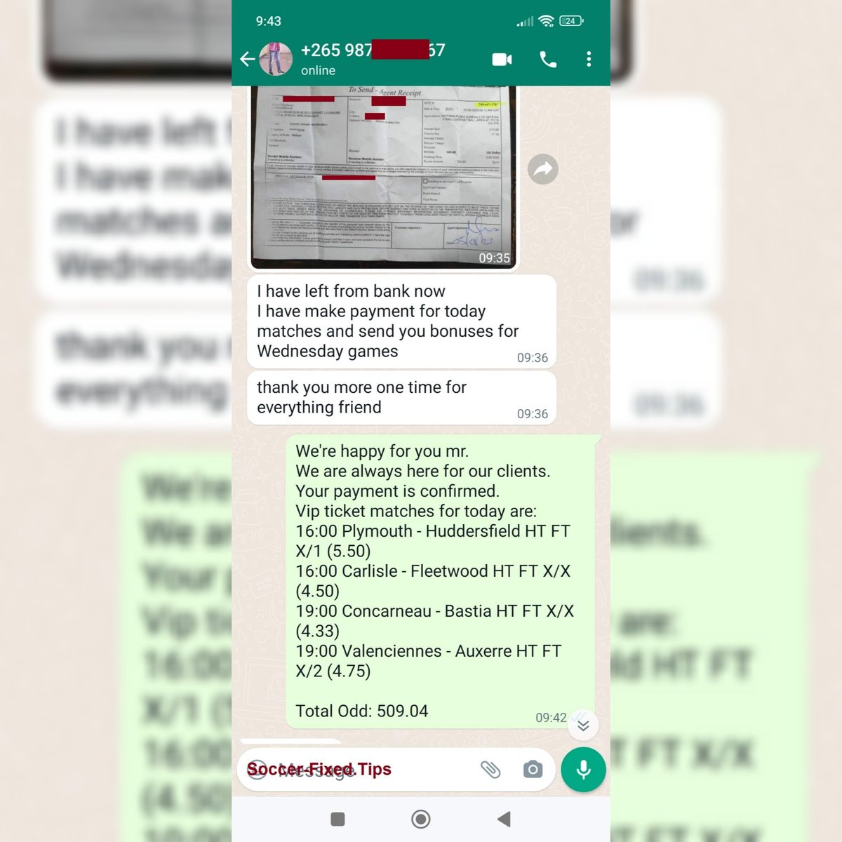 Fixedma93730941's tweet photo. WINNING FIXED MATCHES ! VISIT OUR SITE ! https://t.co/iZHgmpkyUo #fixedmatches #inplay #FOOTBALLTIPS #bettingtips #1xbet #skybet #challenge #bovada #BTC📷📷📷 #news #bet365 #soccer #fixedmatches #freematches #ccer365 #tips #Football256 https://t.co/QgHlu1dIw6
