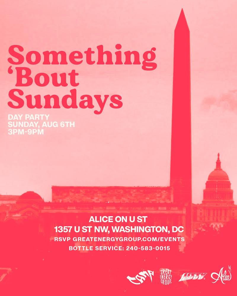 Before Beyoncé is the day party! 

Something ‘Bout Sundays @ Alice on U 

Today, 3PM - 9PM.