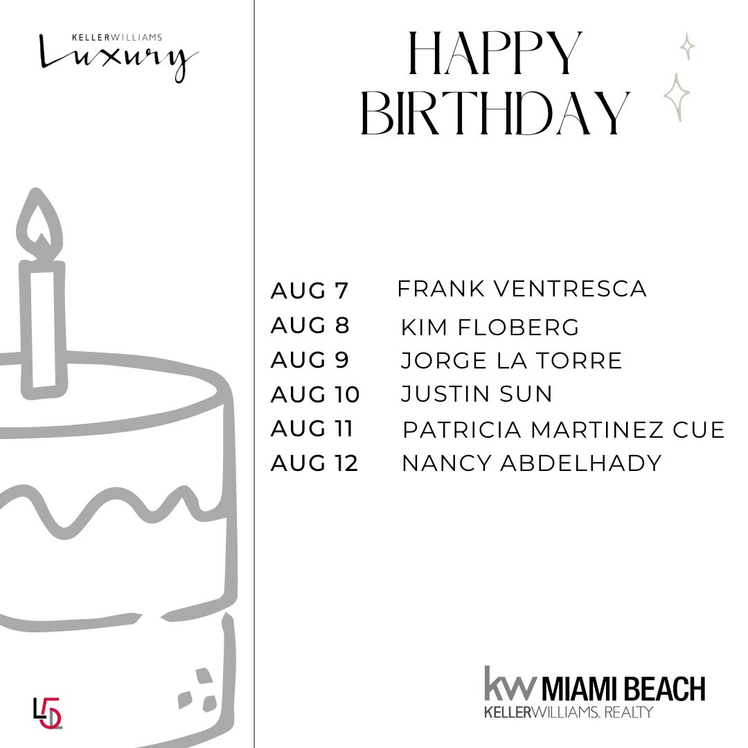KellerMiami's tweet photo. Happy birthday week 🎈
Wishing you an abundant year! 🚀 https://t.co/NcOHdYPaPk
