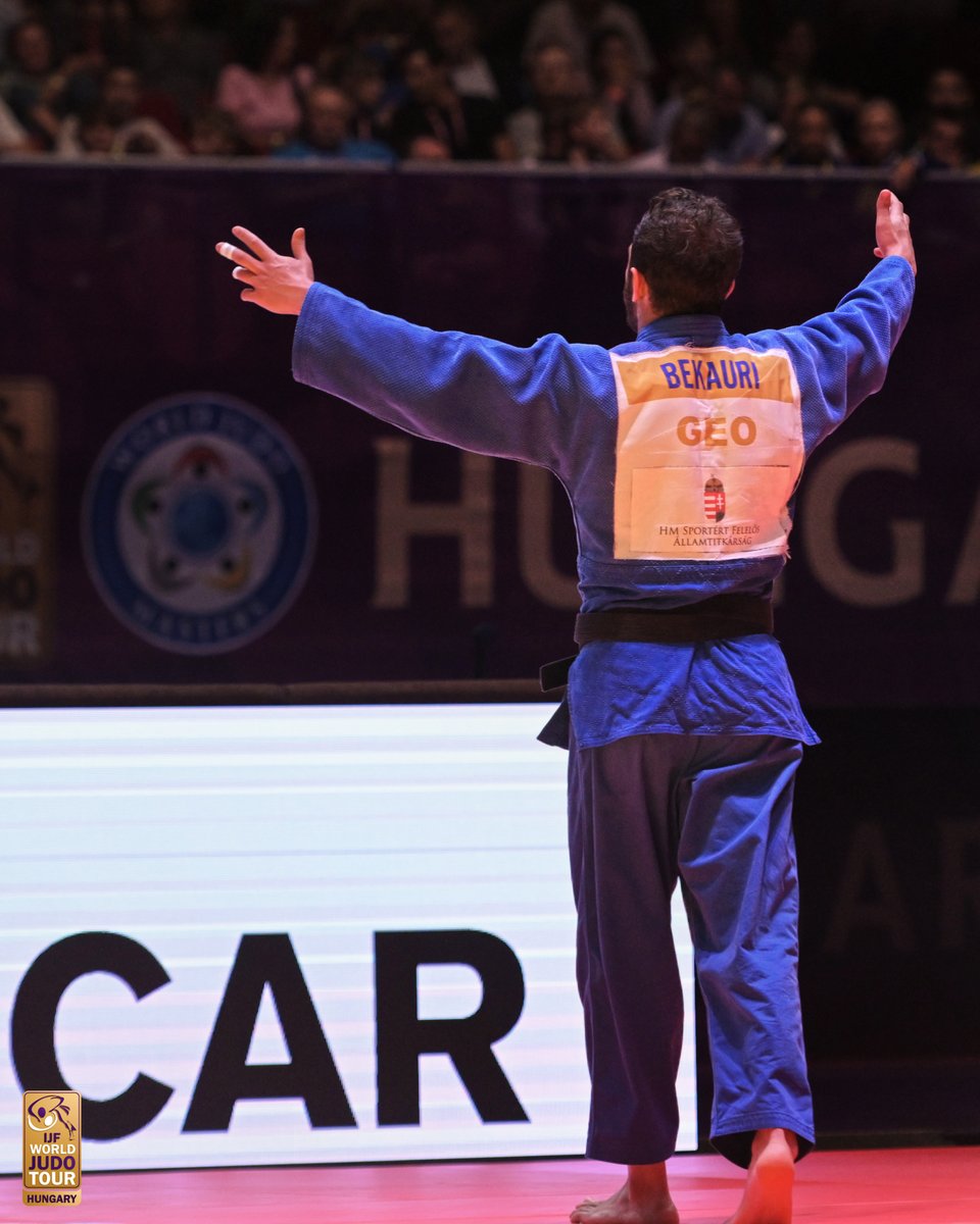 The saga continues! The world final rematch ended in gold for Lasha BEKAURI🥇🥋🇬🇪

#JudoMasters #Judo #Hungary #Budapest #Sport #OlympicQualifiers #RoadToParis2024 #WJT #Olympics